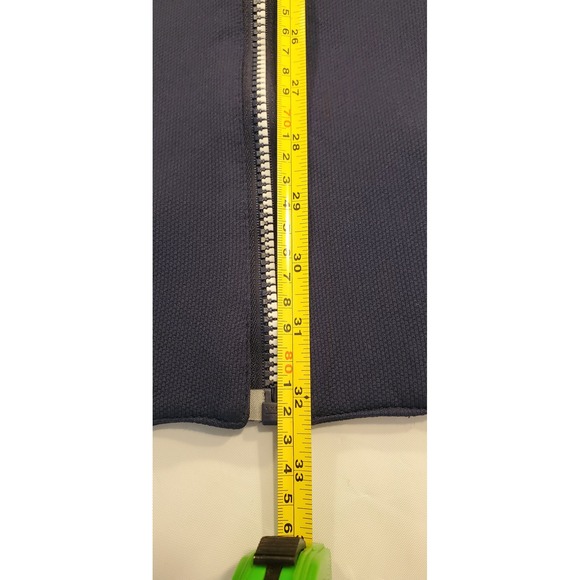 Nike Team Dri FIT Track Jacket Full Zip Navy Blue Mens XXL Vintage Athletic - Picture 4 of 7